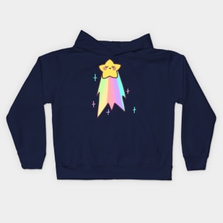 Rainbow Shooting Star Kids Hoodie